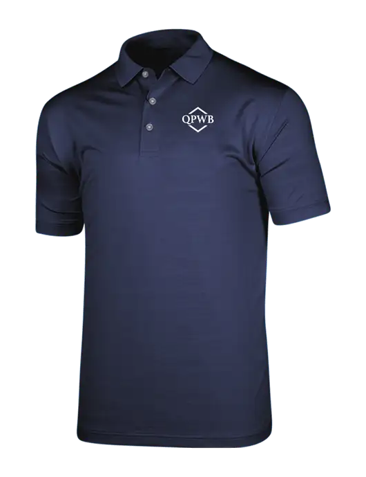 Callaway Vibrant Navy Ventilated Polo w/QPWB Logo