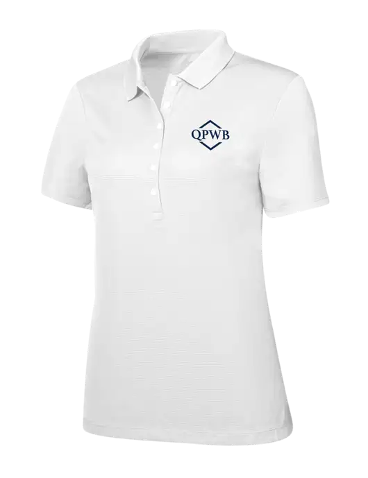 Callaway Womens Ottoman Bright White Polo w/QPWB Logo