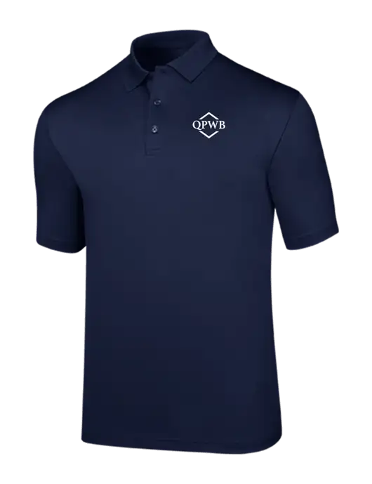 Callaway Opti-Dri Navy Chev Polo w/QPWB Logo