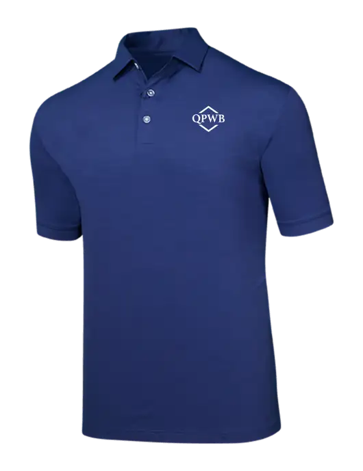 Callaway Navy Fashion Tonal Polo w/QPWB Logo