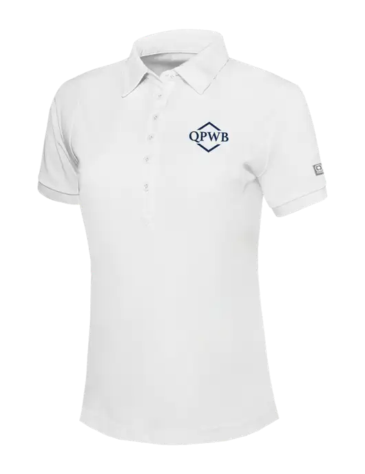 OGIO Womens Bright White Jewel Polo w/QPWB Logo