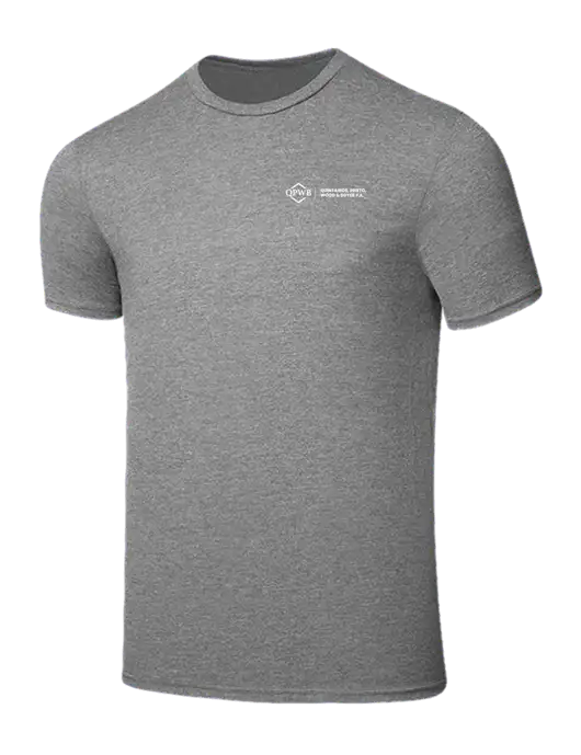Seriously Soft Grey Frost T-Shirt w/QPWB Logo