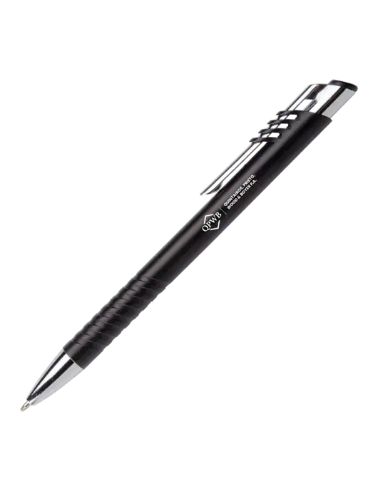 Schirhart Black Pen - Black Ink w/QPWB Logo