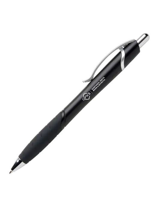 Summerhill Black Pen - Black Ink w/QPWB Logo