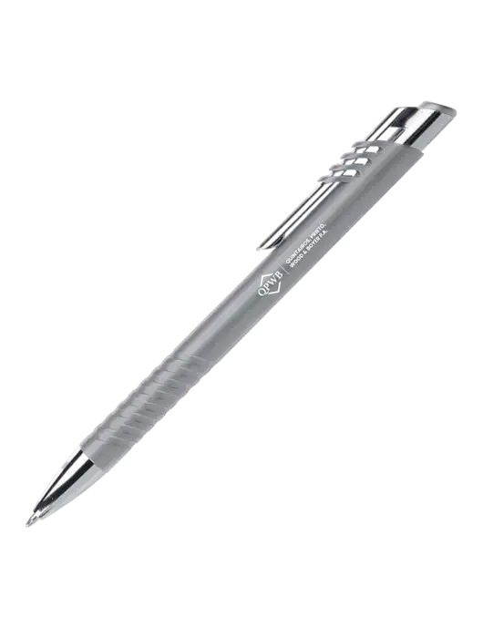 Schirhart Grey Pen - Black Ink w/QPWB Logo