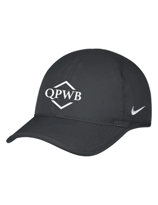 Nike Charcoal Featherlight Cap w/QPWB Logo