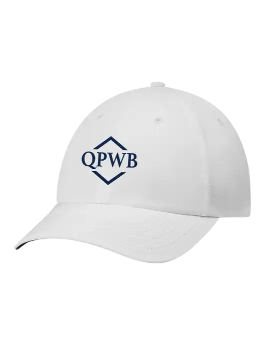 Richardson Relaxed Performance Lite White Cap w/QPWB Logo