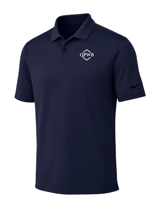 Nike Dark Navy Dri-FIT Vapor Polo w/QPWB Logo