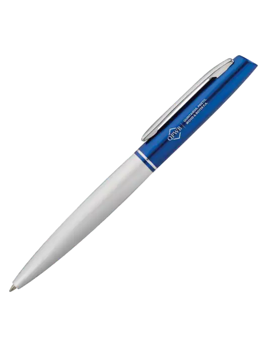 Hamlin Blue Ballpoint - Blue Ink w/QPWB Logo
