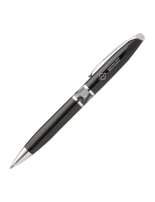 Illusion Black Pen - Black Ink w/QPWB Logo