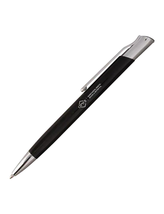 San Malo Black Pen - Black Ink w/QPWB Logo
