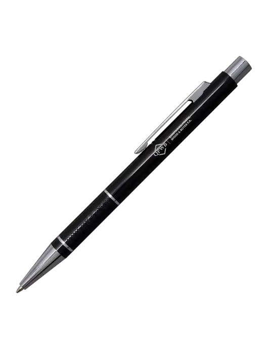 St George Black Pen - Blue Ink w/QPWB Logo